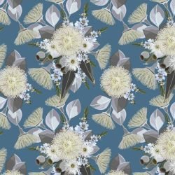 australian wildflowers silver gum bouquet blues