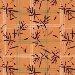 bamboo ambience bamboo fencing orange green