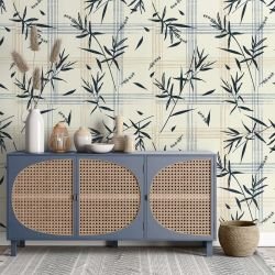 bamboo ambience concept wallpaper backdrop cabinet