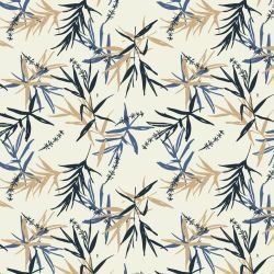 bamboo ambience sasa leaves blue beige