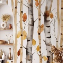 birch forest concept wallpaper feature