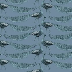 jungle story peacock deep blues 