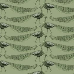 jungle story peacock greens 