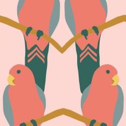 tropical days parrot olive 