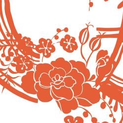 surface vision florals chery flower detail