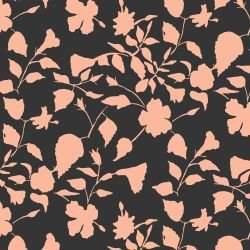 surface vision florals hibiscus black