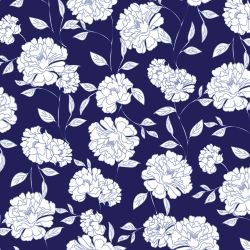surface vision florals marbellapeony navy