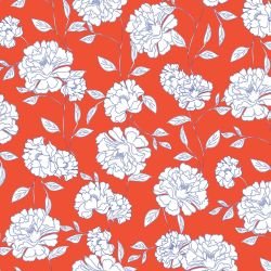 surface vision florals marbellapeony orange