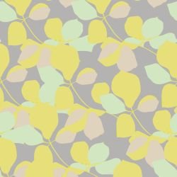 surface vision florals spring leaves pastel