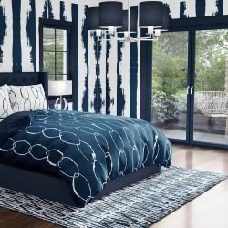 ink concept rug peakes oceablue