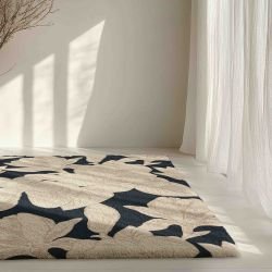 magnolia concept rug magnolia in full bloom blue