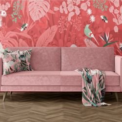 bushland beauties concept lampshade  wall mural  cushion upholstery