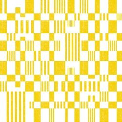 check me out striped cloth mustard