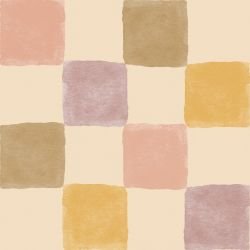 checkers watercolour squares pastels