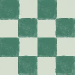 checkers watercolour squares teals