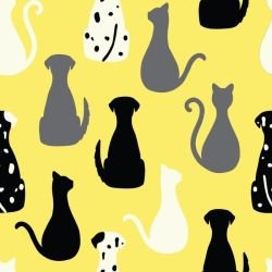 animated animals cats and dogs spring 