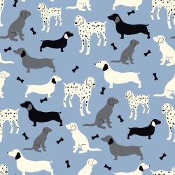 animated animals dogs autumn 