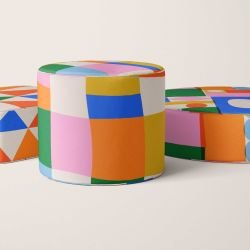 playful pops concept ottomans
