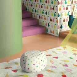 tasty treats concept ottoman  carpet and wallpaper 