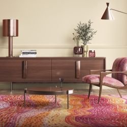 colour currents concept armchair and rug