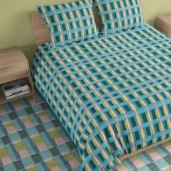 colour currents concept bed cover and rug
