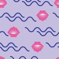 animated animals waves summer