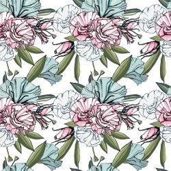 flower doodles bouquet sketches greenery