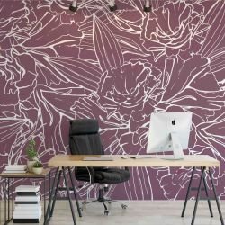 flower doodles concept sketched florals large