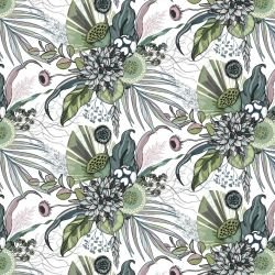 flower doodles garden treasures greenery