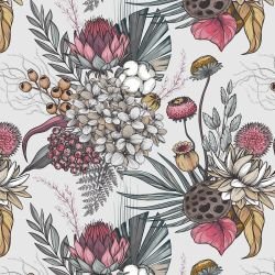 flower doodles wildflower heirloom vintage