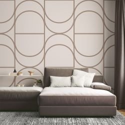 deco chic concept lounge wallpaper
