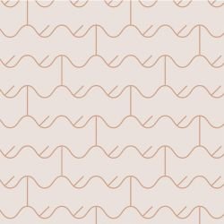 deco chic ripple auburn cream