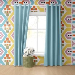 design kist concept wallpaper and curtain