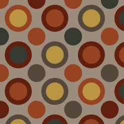 retro modern dotted tertiary multi