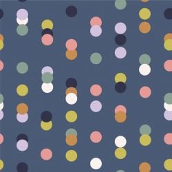 tropical days spotty navy 