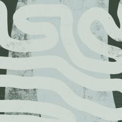 earthen pathways swirling lines sea