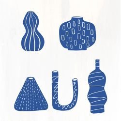 elegant contours pairing vasescape blue