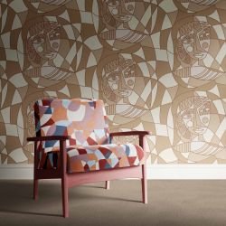 expressions concept fabric wallpaper