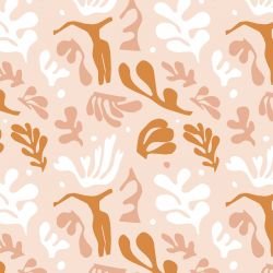 expressive forms botanical silhouette mondrian