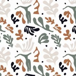 expressive forms botanical silhouette moroccan