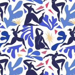 expressive forms dancers about violet