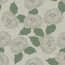 floral  freestyle modern herbarium vintage  green