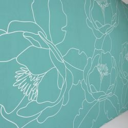 floral freestyle concept office wall feature