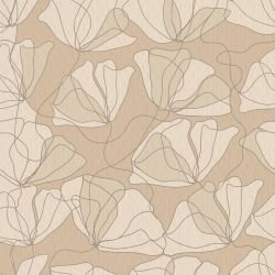 floral freestyle ethereal garden vintage beige