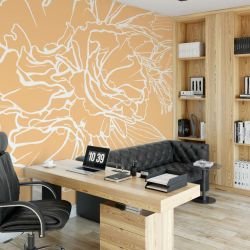 flower doodles mural concept fleeting colour