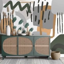 frivolous concept wallpaper sideboard