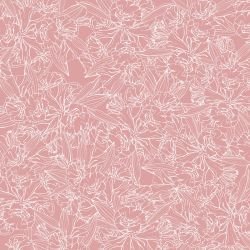 flower doodles creating arrangements dusty pink white reverse
