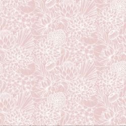 flower doodles keepsake botanicals cotton candy white reverse