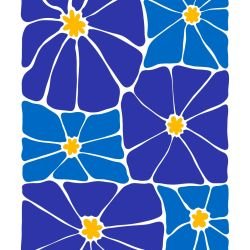 natures playland floral fixation rectangle