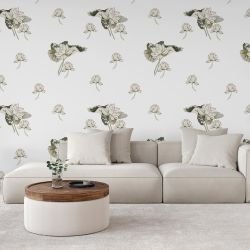 garden muse concept lotus pirouette wallpaper